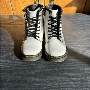 Dr. Martens Black and White Interior Label View